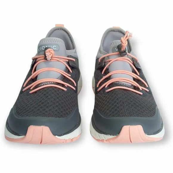 Vionic London Orthotic Sneakers Size 6 Charcoal Grey 1st Ray Technology