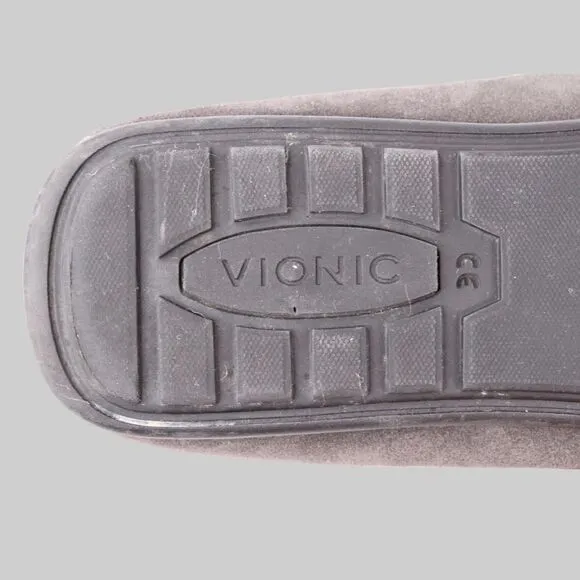 VIONIC Mercer Mason Driving Mocs Leather Loafers in Gray Sz. 11