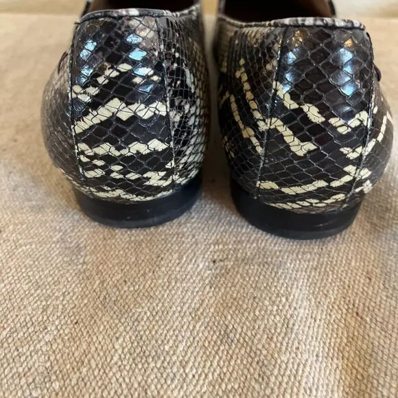 Vionic Woman's Animal Print Leather Willa Li Loafers Dress Shoes Sz 11