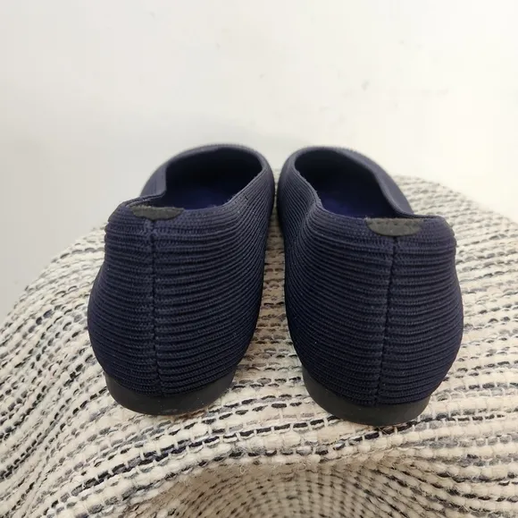 Vivaia Margot Square Toe Navy Blue Size 43 Flats