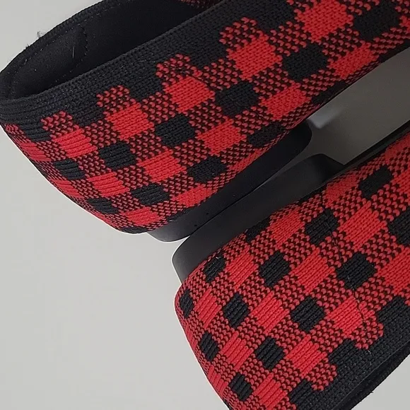 Vivaia Red Plaid Margot 2.0 Flats