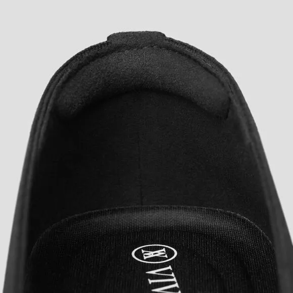 VIVAIA Square-Toe V-Cut Flats ‎ black size EU/39.5 US/8.5