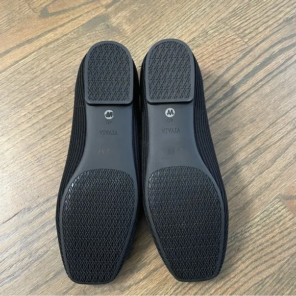 VIVAIA Square-Toe V-Cut Flats (Margot 2.0)