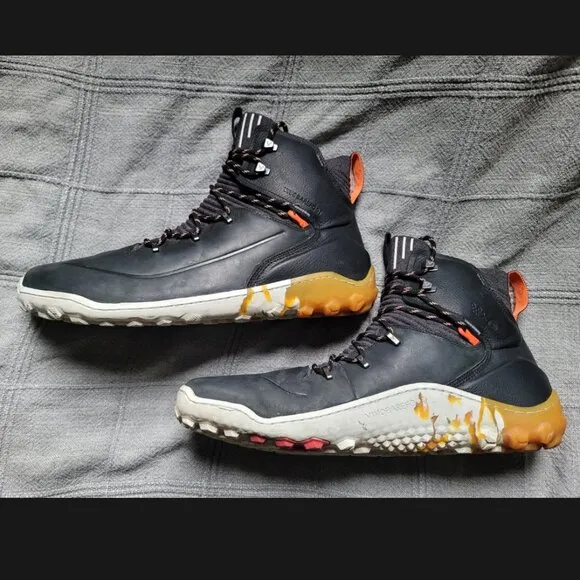 Vivobarefoot Tracker Decon FG2 Brown Black Outdoor Trail Hiking Boots Mens 49 15