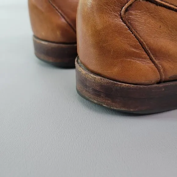 VTG Allen Edmonds Walden Leather Loafers Men's 8 D Brown