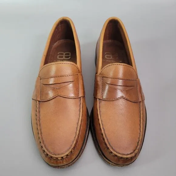 VTG Allen Edmonds Walden Leather Loafers Men's 8 D Brown