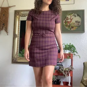 Vtg Gap Plaid Dress