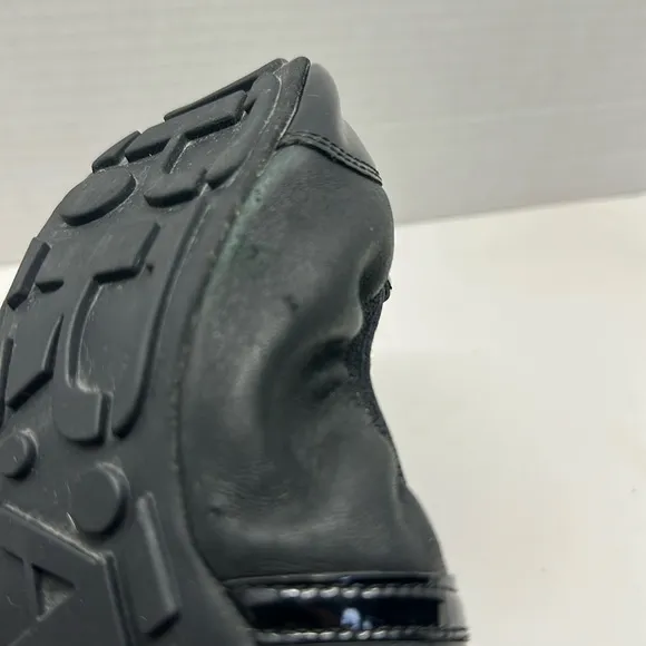VTG Prada Black Patent Leather Loafers