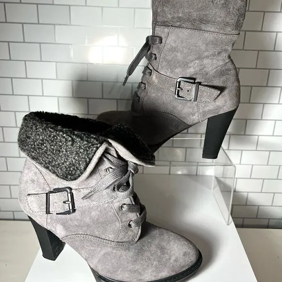 White Mountain Nubuck Suede Boots