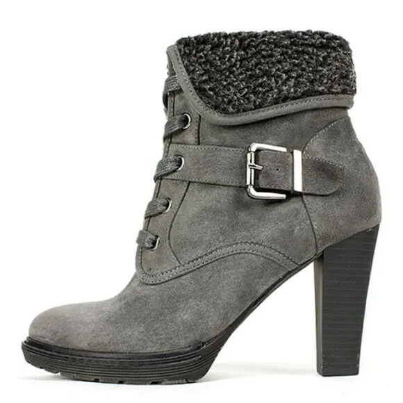 White Mountain Nubuck Suede Boots