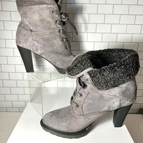 White Mountain Nubuck Suede Boots