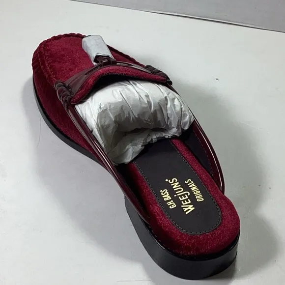 Willow Mule Velvet Loafer By WeeJuns G.H. BASS &amp; CO