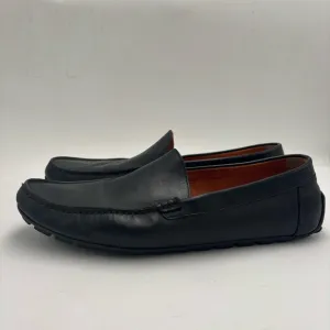 Wolf &amp; Shepherd Men’s 14 Black Leather Gunner Driver Loafers