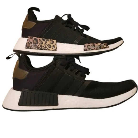 Women's Adidas Originals NMD-R1 Cheetah Print Tennis Shoes