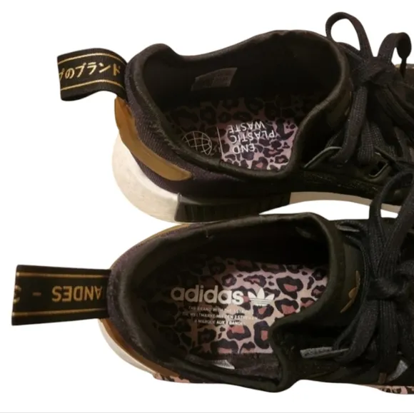 Women's Adidas Originals NMD-R1 Cheetah Print Tennis Shoes