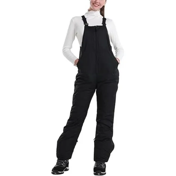 Women's Insulated Snow Pants – Waterproof, Breathable Ski Bib Overalls