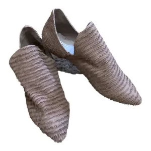 Womens Nubuck Slip On Flats 6.5