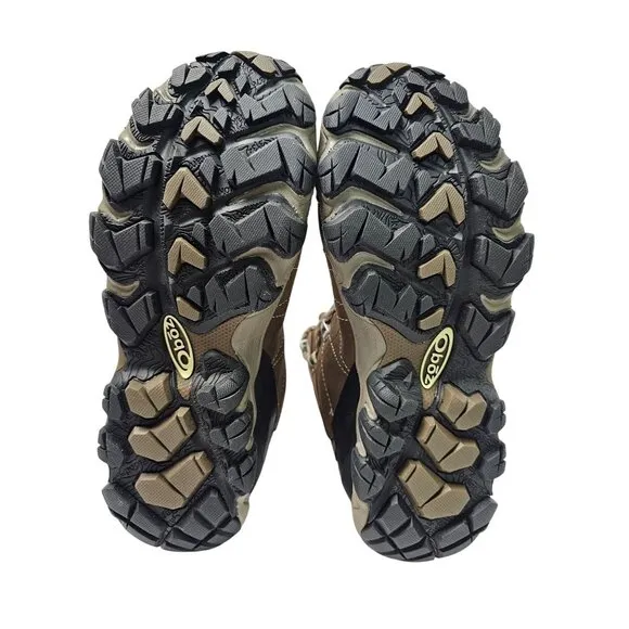 Womens Oboz Bridger Mid B-Dry Waterproof Hiking Boots 9.5 Regular Walnut 22102