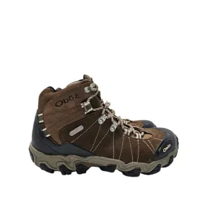 Womens Oboz Bridger Mid B-Dry Waterproof Hiking Boots 9.5 Regular Walnut 22102