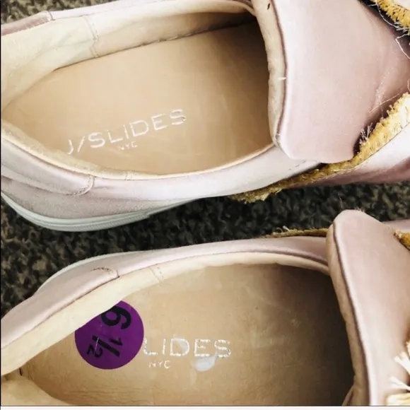 Women's Satin Slip-On Sneakers J/Slides NYC