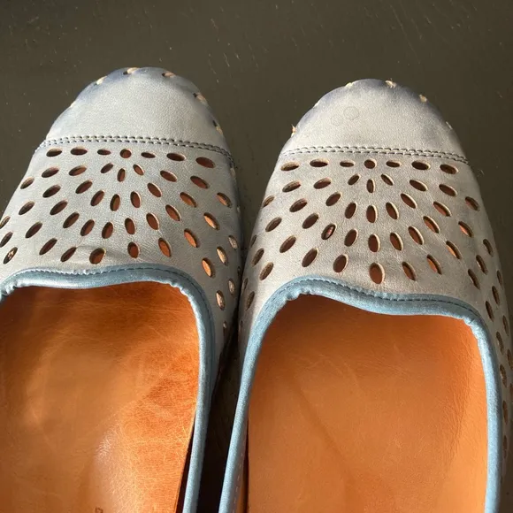 Women's VOLKS WALKERS Flats, Blue, Size 39