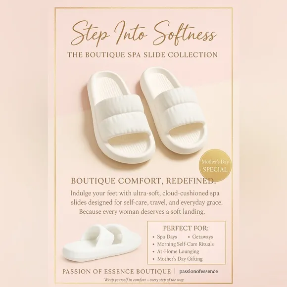“Wrap yourself in comfort — every step of the way