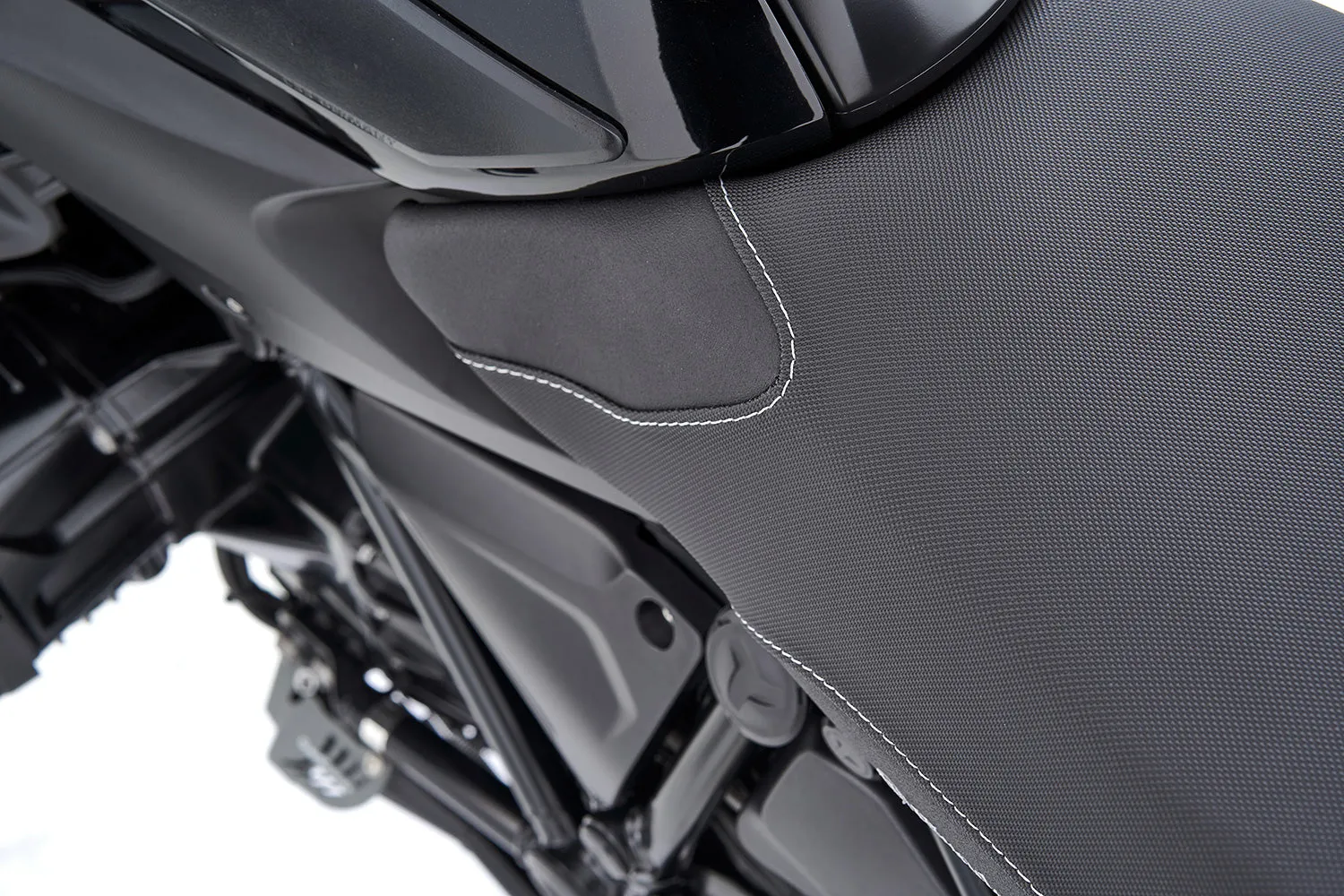 Wunderlich AKTIVKOMFORT rider seat - with seat heating Smart Plug & Play - high - black