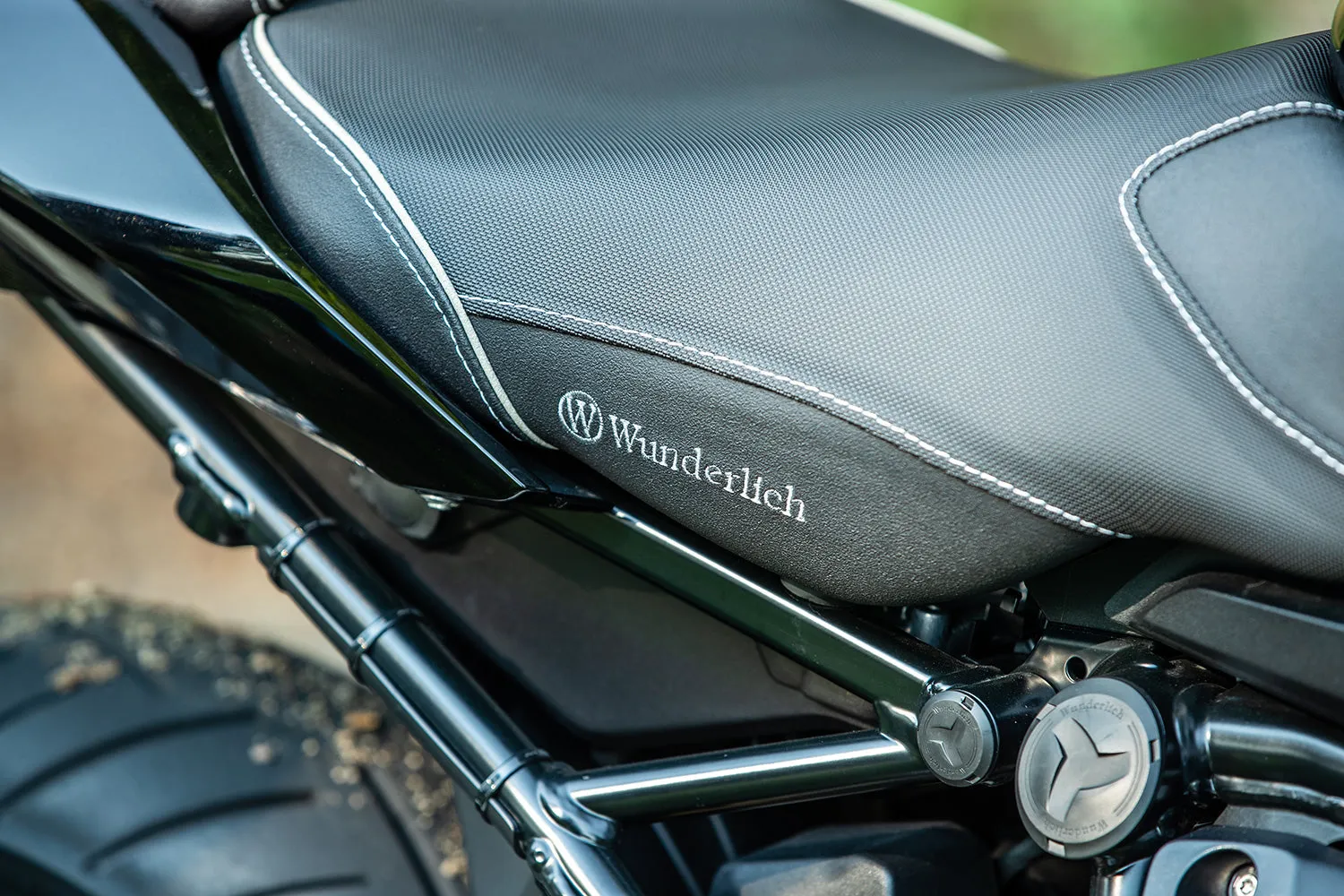 Wunderlich AKTIVKOMFORT rider seat - with seat heating Smart Plug & Play - high - black