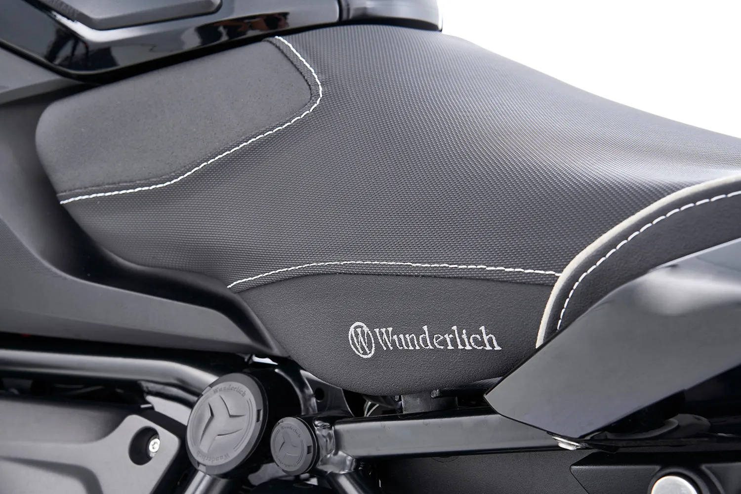Wunderlich AKTIVKOMFORT rider seat - with seat heating Smart Plug & Play - high - black