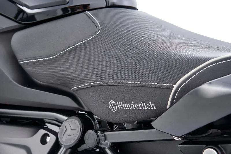 Wunderlich AKTIVKOMFORT rider seat - with seat heating Smart Plug & Play - low - black