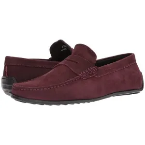 💕x2HP💕Donald J. Pliner Igor men’s burgundy suede loafers
