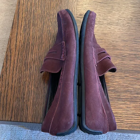 💕x2HP💕Donald J. Pliner Igor men’s burgundy suede loafers