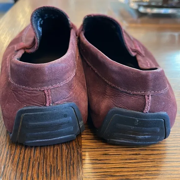 💕x2HP💕Donald J. Pliner Igor men’s burgundy suede loafers