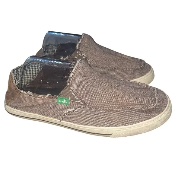 y2k sanuk donna hemp slip on loafers flats shoes sneakers