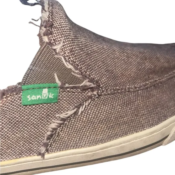 y2k sanuk donna hemp slip on loafers flats shoes sneakers