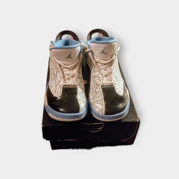 Youth Boys Air Jordan Dub Zero PS 'Legend Blue' Sneaker Athletic Shoes, Size 13C