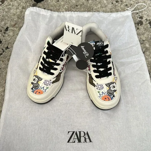 ZARA Kids | White | MICKEY MOUSE AND FRIENDS © DISNEY SNEAKERS
